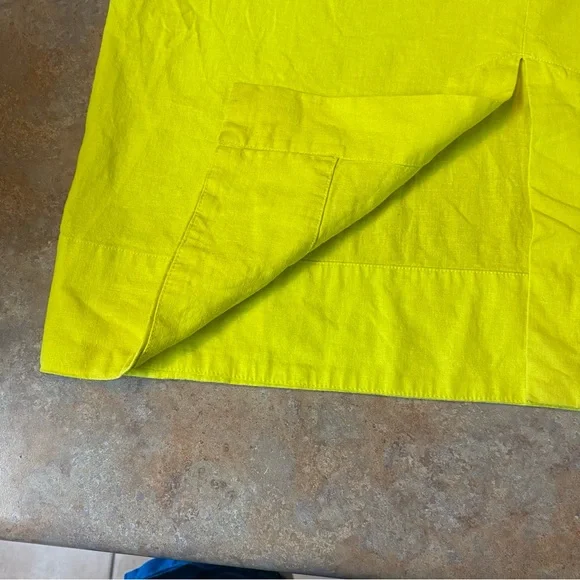 FARM Rio Neon Yellow Leaf Cutout Midi Dress - Picture 5 of 16